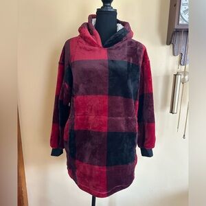 White River Home Blanket Hoodie Buffalo Plaid